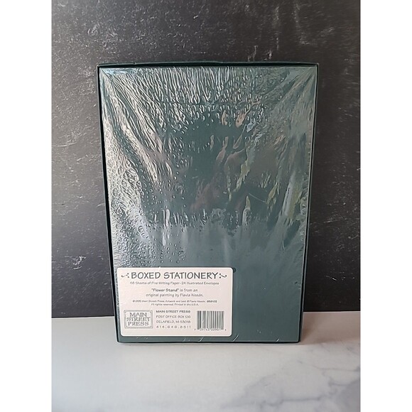 Main Street Press "Flower Stand" By Flavia Weedn 48 Sheets Of Writing Paper - Picture 10 of 10